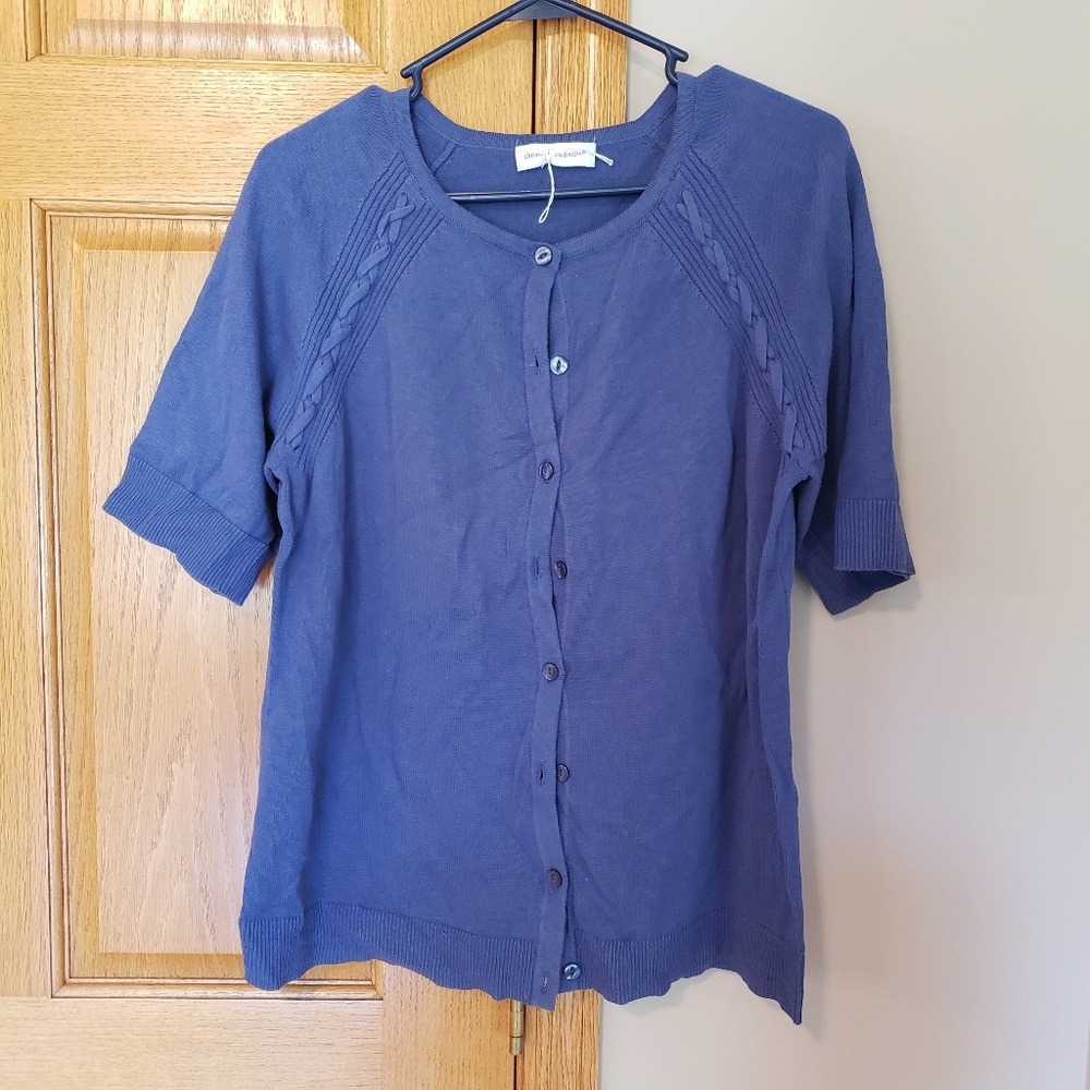 Christopher & Banks Short Sleeve Sweater